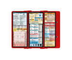 WhiteCoat Clipboard® Trifold - Red Primary Care Edition